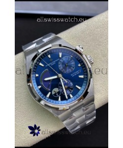 Vacheron Constantin Power Reserve Blue Dial Stainless Steel Casing/Strap Swiss Replica Watch