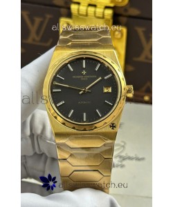 Vacheron Constantin Historiques 222 Super Clone 37MM Yellow Gold Watch in Grey Dial 