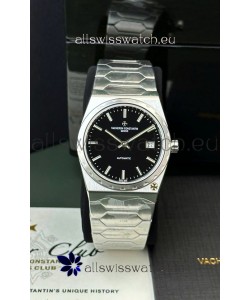 Vacheron Constantin Historiques 222 Super Clone 37MM Steel Casing Watch in Black Dial 