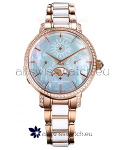 Vacheron Constantin Traditionelle Perpetual Calendar Ultra-Thin Rose Gold Swiss Replica 