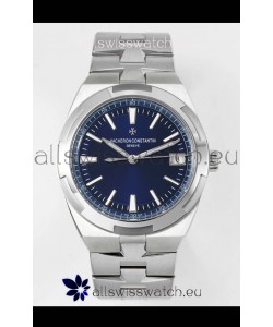 Vacheron Constantin Overseas 1:1 Mirror Swiss Replica Watch in Steel Blue Dial 