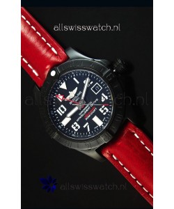 Breitling Chronometre GMT Black Dial Swiss Replica Watch in PVD Casing