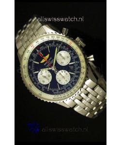 Breitling Navitimer 01 Swiss 1:1 Mirror Updated 2017 Replica Watch in Blue Dial