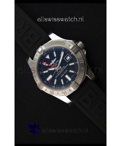 Breitling Avenger II GMT Swiss 1:1 Mirror Replica Watch in Black Dial 