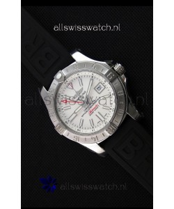 Breitling Avenger II GMT Swiss 1:1 Mirror Replica Watch in White Dial 
