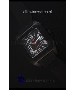 Cartier Santos DLC Swiss Replica Watch 38.5MM