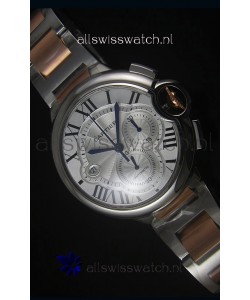 Ballon De Cartier Chronograph in Rose Gold Two Tone Case - 1:1 Mirror Replica