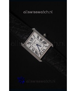 Cartier Tank Solo Swiss Quartz Leather Strap Mid Size 28MM Wide