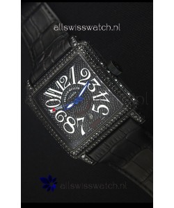 Franck Muller Conquistador King Automatic Swiss Replica Watch in Black PVD Case