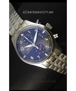 IWC IW387802 Pilot Chronograph 1:1 Mirror Replica with Steel Bracelet