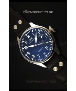 IWC Big Pilot IW500901 - Functional Power Reserve Brown Strap Black Dial 1:1 Mirror Watch