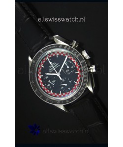 Omega Speedmaster Tintin Moon Swiss Replica Watch with Leather Strap