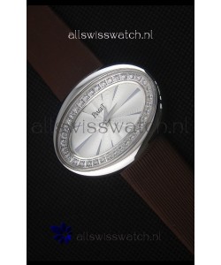 Piaget Limelight Magic Hour Swiss Quartz Steel Case in Black Strap