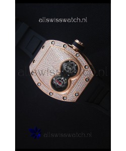 Richard Mille RM053 Tourbillon Pablo Mac Donough Swiss Replica Watch Pink Gold Case