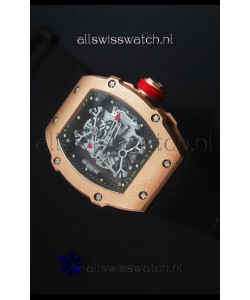 Richard Mille RM027 Tourbillon Rafael Nadal Edition Swiss Watch in 18K Rose Gold