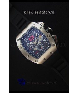 Richard Mille RM011 Japanese Replica Watch in Stainless Steel Case