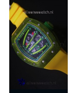 Richard Mille RM059 Yohan Blake Edition Swiss Replica Watch in Green Bezel