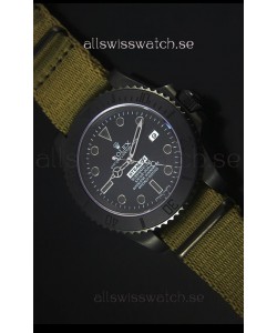Rolex Submariner Stealth MK IV PVD Swiss Replica Watch Black Hour Markers