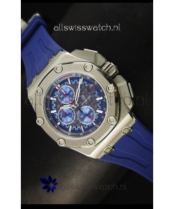Audemars Piguet Royal Oak Offshore Michael Schumacher Quartz Movement Watch in Blue 