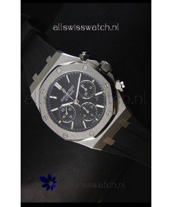 Audemars Piguet Royal Oak Chronograph Watch in Stainless Steel Case Black Dial
