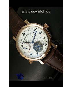Breguet Retrograde Day/Date Japanese Automatic Watch with Tourbillon