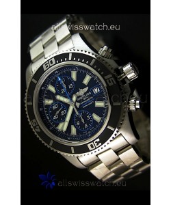 Breitling SuperOcean Abyss Swiss Chronograph Replica Watch - 1:1 Mirror Replica - 44MM Blue Markers