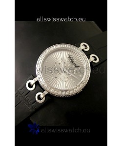 Chopard Xtravaganza Ladies Japanese Replica Watch in Silver Dial