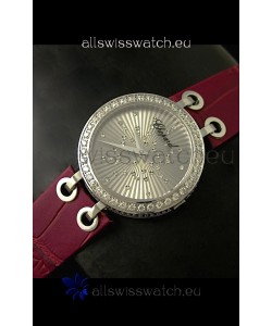 Chopard Xtravaganza Ladies Japanese Replica Watch in Silver Dial