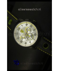 Scuderia Ferrari Heritage SF107 Chronograph Watch in Black Steel