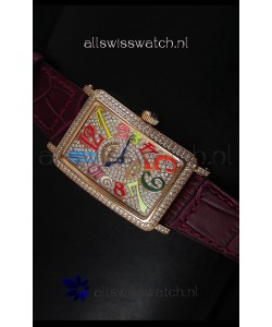 Franck Muller Master of Complications Long Island Ladies Watch in Pink Gold