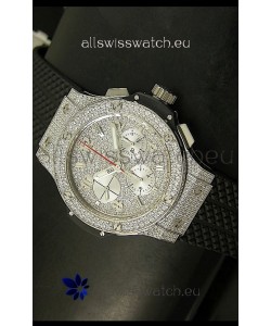 Hublot Big Bang Bling Edition Swiss Replica Watch - Titanium Case