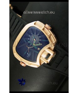 Hublot Big Bang MP 02 Key of Time Edition Japanese Watch in Pink Gold Case