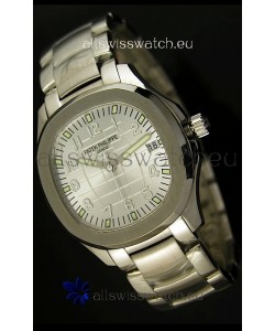 Patek Philippe 5167 Aquanaut Jumbo Swiss Replica Watch - 1:1 Mirror Replica White Dial
