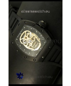 Richard Mille RM052 Skull Tourbillon Swiss Replica Watch in PVD Case