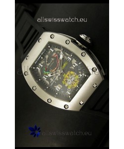 Richard Mille RM002 Power Reserve Tourbillon Swiss Replica Watch in Steel Case
