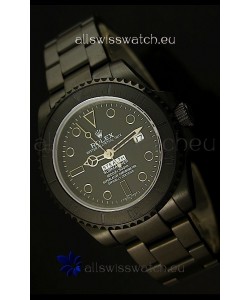 Rolex Submariner STEALTH MK IV Edition Swiss Replica Watch in PVD Strap