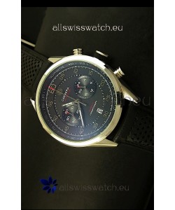 Tag Heuer Carrera Calibre 36 Flyback Black Dial Replica Watch - Quartz Movement