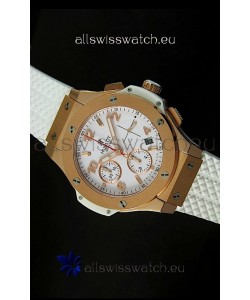 Hublot Big Bang Pink Gold Casing Swiss Watch 40MM - 1:1 Mirror Replica 
