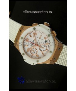 Hublot Big Bang Pink Gold Casing Swiss Watch 44MM - 1:1 Mirror Replica 