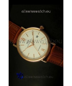 IWC Portofino Automatic Pink Gold Top Grade Japanese Replica Watch