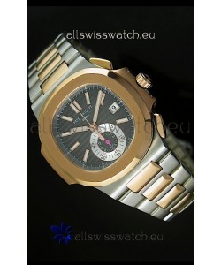 Patek Philippe Nautilus 5980 Chronograph Swiss Two Tone Watch - 1:1 Mirror Replica
