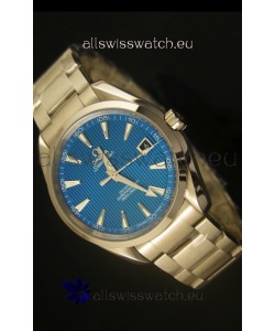 Omega Seamaster Aqua Terra Co-Axial Swiss Watch Blue Dial