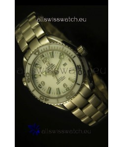 Omega Seamaster Planet Ocean Liquidmetal Midsized 36MM Swiss Watch