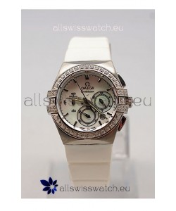 Omega Constellation Ladies Chronograph Replica Watch - 35MM