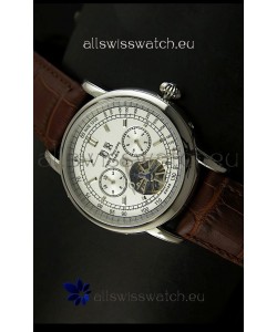 Patek Philippe Complications Tourbillon Japanese Replica Watch in Steel