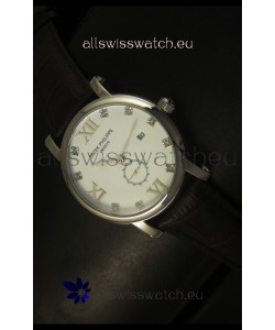 Patek Philippe Calatrava Stainless Steel Watch Diamonds Hour Markers