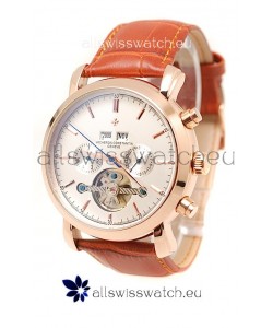 Vacheron Constantin Malte Tourbillon Japanese Gold Watch 