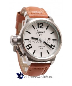 U-Boat Classico Japanese Watch in White Dial