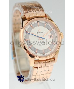 Omega Co Axial De Ville Hour Vision Swiss Replica Gold Watch
