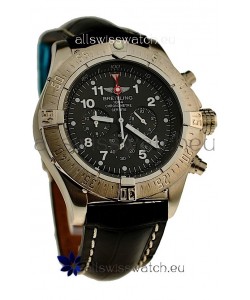 Breitling Chronograph Chronometre Japanese Watch in Black